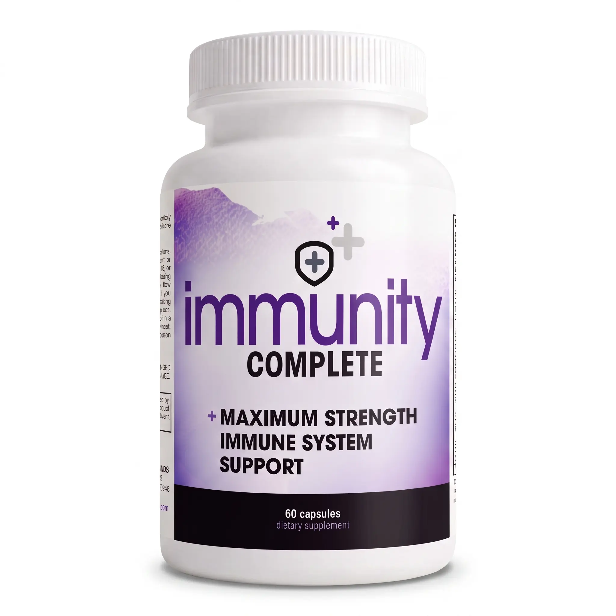 Immunity Complete - 20-in-1 Immune System Booster Formula with Cat's Claw, Quercetin, Vitamin C, and Olive Leaf Extract 60ct