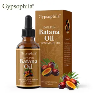 Gypsophila Organic Batana Oil with Rosemary for Hair Growth – Scalp Detox, Nourishment & Hair Loss Support (30mL)