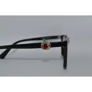 Jeweled Apple Eyedeco Charm