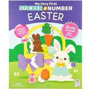 My Very First Sticker by Number Easter - Sticker Activity Book for Kids with Pull Paperback – Sticker Book, November 29, 2022