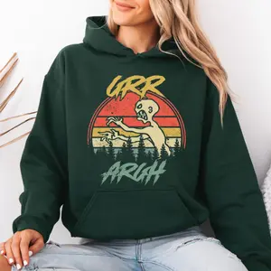 Grr Argh Zombie Vintage T Shirt, Buffy Inspired Halloween Tshirt, Horror Movie Tee, 90s Zombie Hoodie, Unisex Sweater Pullover Tee