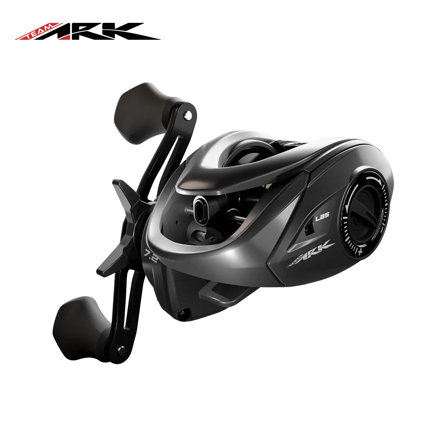 TEAM ARK Gravity G3 II Baitcasting Reel - Aluminium Frame, Long Cast Design, Magnetic Brake, 5.3-8.3:1 Gear Ratio for Bass Fishing