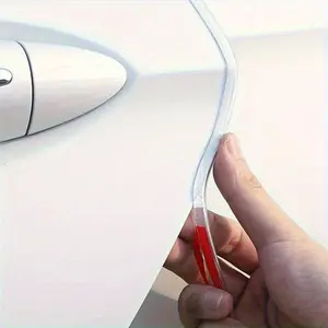 Car door edge protection strip, transparent, 10m scratch-resistant, with vehicle door corner protection, universal fit, prevents car scratches and dents