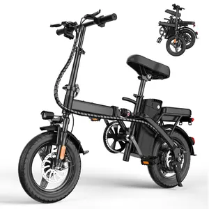 Commute Made Easy: Foldable Electric Bicycle, "ASKMY", Must-have e-bike for kids, teens, adults; two-seat e-bike; tandem e-bike; two-seater bike; 20MPH top speed, 350W Motor, 10 Ah battery; Pedal Assist