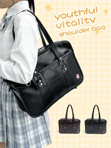 Japanese Jk Uniform Bag for Girls, Casual College Style Handbag, Large Capacity Commuter Backpack, Fashionable Lightweight Travel Bag, Travel Duffle Bag, Backpack Bags
