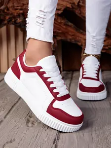 Women's Trendy Versatile Sneakers, Breathable Height-Increasing Thick Sole Shoes, Simple Casual Shoes, Dn. Monkeys Fashion Footwear