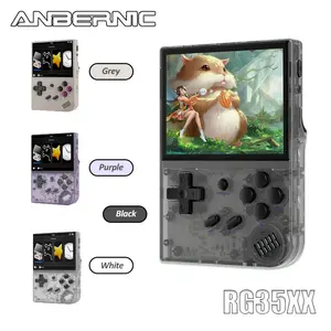 ANBERNIC 2024 RG35XX Handheld Game Console 3.5' IPS 640*480 Screen Retro Games Consoles Classic Emulator Hand-held Gaming Console Preinstalled Linux System Video Games Christmas Gifts