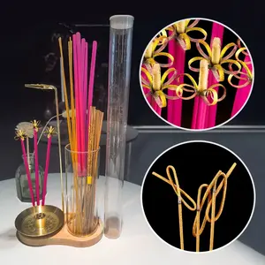 3 in 1 Incense & Candle Holder A metal tray with metal slots 1 Count Wooden Base Aromatherapy Diffuser Incense Burner with Removable Glass Ash Collector, Woody Home Decor Ornament for Living Room Bedroom, Funny Gift, Scented, Aroma, Fragrance Perfume