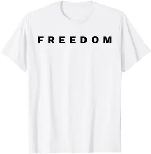 Crewneck Graphic T-shirts - Freedom T-Shirt