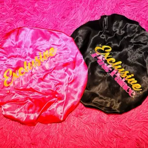 Exclusive Sleeping Bonnet - Pink and Black