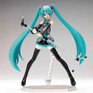 Hatsune Miku 2026 New Anime Girl Figure Figma 014 Virtual Singer Miku Joint Movable Model Statue Toys Doll