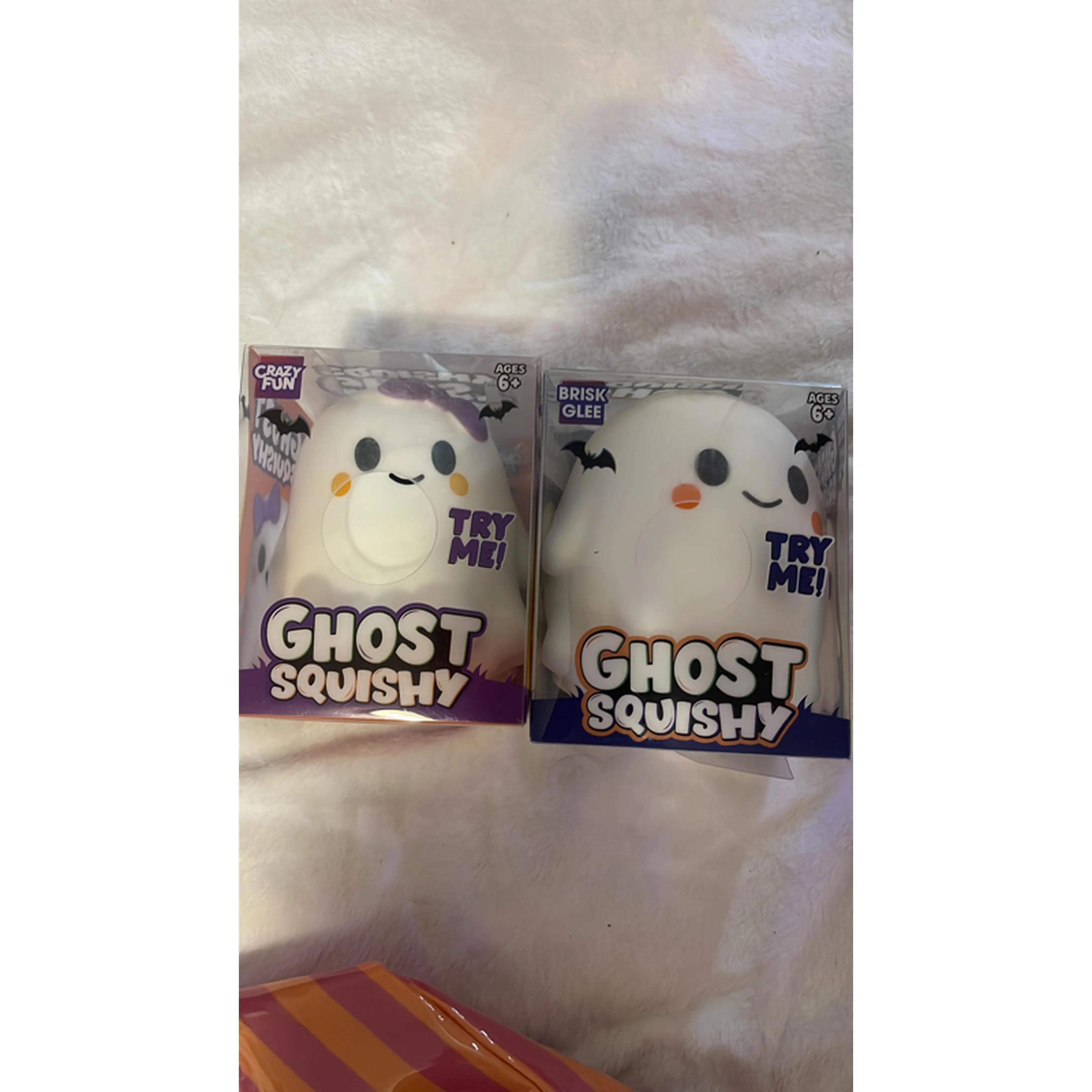 Dupe Brand Ghost Squishy - Better Scented Non-Toxic Plush Toy for Kids Ages 5+ - Perfect for Halloween Fun