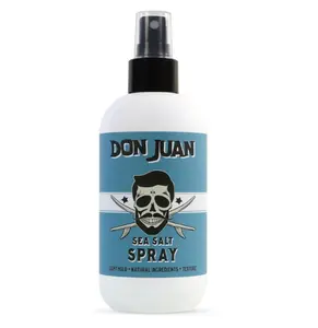 Don Juan Sea Salt Hair Styling Spray, Light Hold, Adds Volume and Texture to Hair, Natural Ingredients, Surf Wax Scent, 8 fl oz seasalt hairspray seas salt