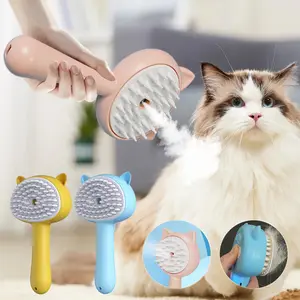 Hair Cleaning Brush With Mist Cat Grooming Brush Rechargeable