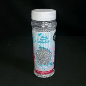 Edible Glitter Baby Pearls for Desserts - Silver (Plata) Diamantada Pearls for Your Dessert Needs