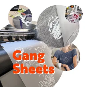 Direct to film Gangsheets wholesale pricing custom transfer sheets