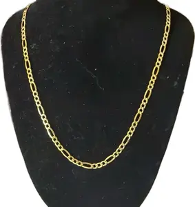 Cadena Corte Fígaro Oro 10k Italiano Real 3.9mm      size 22