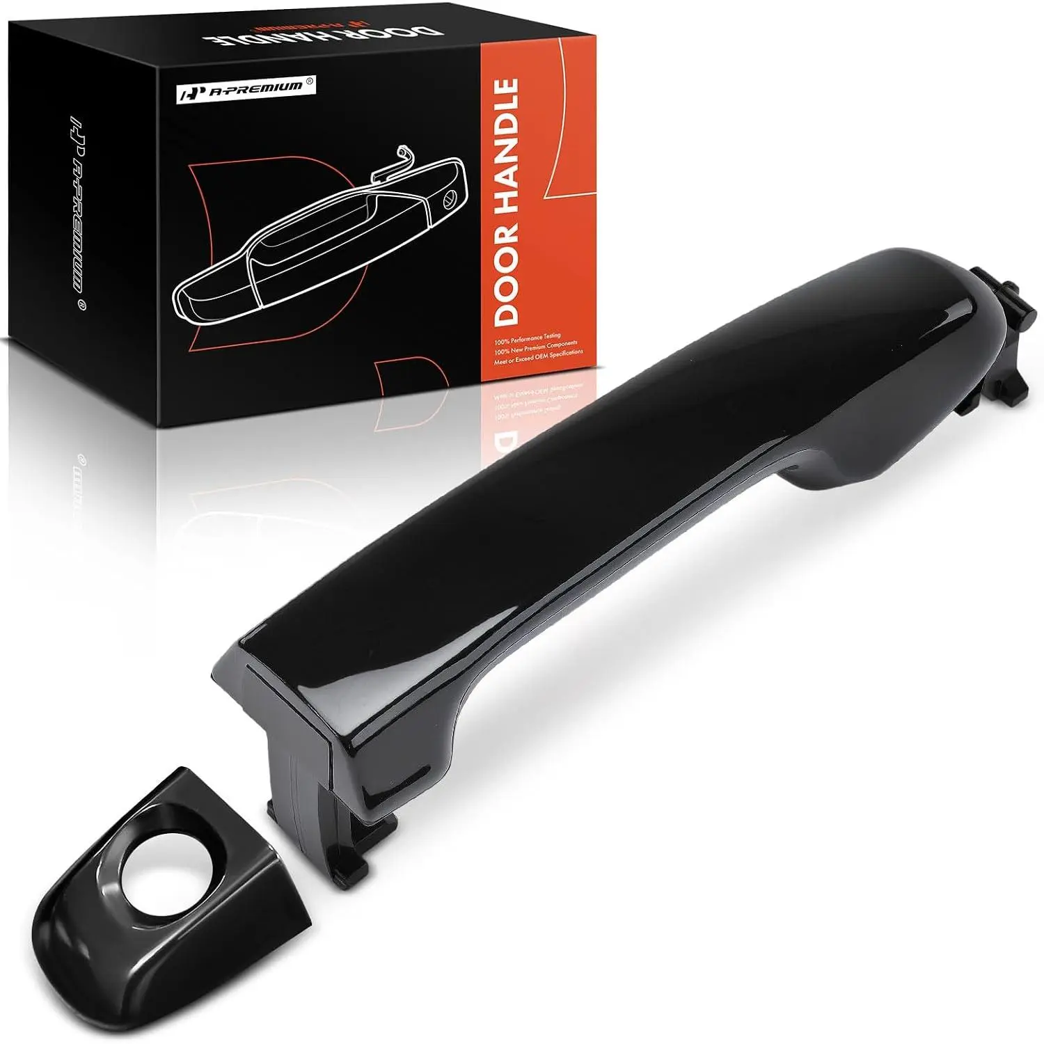 A-Premium Exterior Door Handle Compatible with Toyota Camry 2012 2013 2014 2015 2016 2017, Front Left Driver Side, Replace# 6921106090, 6921706370 | Compatible with Toyota Camry 2012 2013 2014 2015 2016 2017, Replace# 6921106090, 6921706370