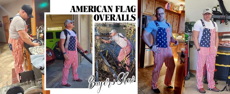 YUANBANG 4th of July American Flag Overalls for Mens Holiday Coveralls USA Romper for Couples Casual Adjustable Straps Fitted Sleeveless Denim Jumpsuit Spring Summer Menswear Fashion Outdoor Pants Patriotic Valentine's Day Gifts YUANBANG 4th of July American Flag Overalls for Mens Holiday Coveralls USA Romper for Couples Casual Adjustable Straps Fitted Sleeveless Denim Jumpsuit Spring Summer Menswear Fashion Outdoor Pants Patriotic Valentine's Day Gifts