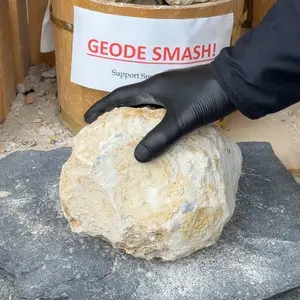 XL QUARTZ CRYSTAL GEODES from Morocco - TOP QUALITY GUARANTEED! Great for Educational Use in Classrooms and Home School Groups Comes with Lesson Plan!