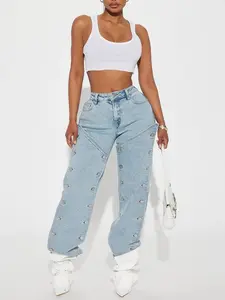 Sticking With It Stretch Straight Leg Jeans - Light Wash