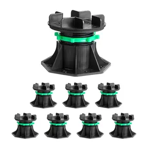 VEVOR Deck Blocks 24 PCS, 2000lbs/ 907.18kg Load Capacity Deck Support Plastic Pedestal Paver, Raising 1.18 - 2.36 inch/ 30 - 60 mm, Height Adjustable Shed Foundation Base for Wood Concrete MetalVEVOR Super Brand Day