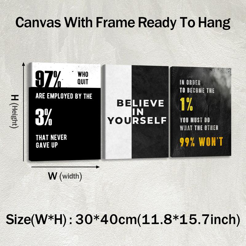 3pcs Wooden Framed Canvas Wall Art, GRIND, EXECUTION, HUSTLE Modern Classic Art Deco Style, Waterproof & Odorless HD 8K Print, Indoor/Outdoor Home Decor for Living Room, Bedroom, Office - Perfect Gift for Friends & Family 3pcs Wooden Framed Canvas Wall Art, GRIND, EXECUTION, HUSTLE Modern Classic Art Deco Style, Waterproof & Odorless HD 8K Print, Indoor/Outdoor Home Decor for Living Room, Bedroom, Office - Perfect Gift for Friends & Family