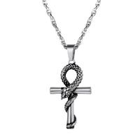 Snake Ankh-Steel