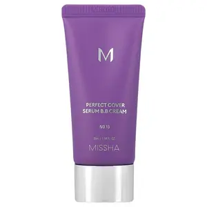 Missha Perfect Cover Serum B.B Cream, No. 13 Light Fair, 1.18 fl oz (35 ml)