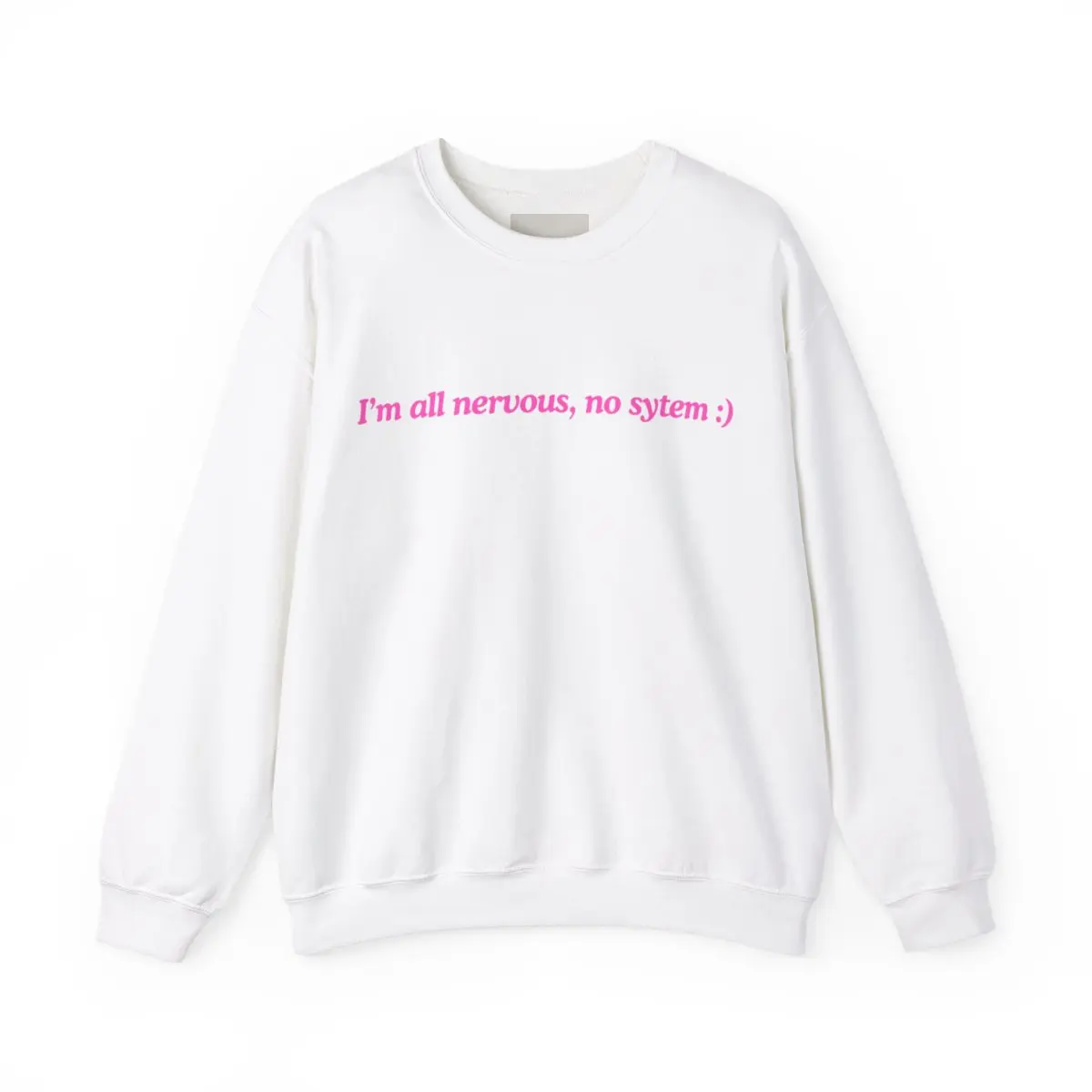 I'm all nervous, no system Unisex Heavy Blend™ Crewneck Sweatshirt