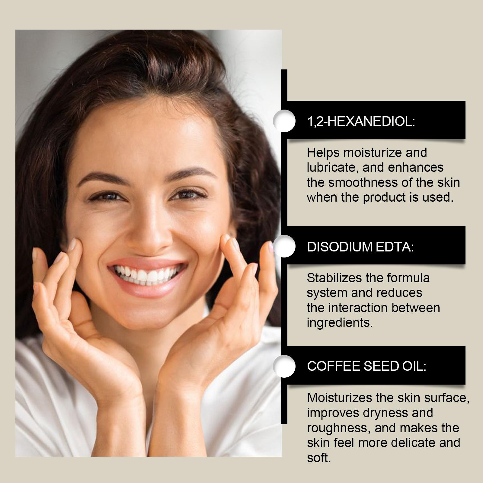 Hydrating Brightening Serum, Refines & Softens Skin, Translucent Glowing Hydration, Gentle Facial Care Essence