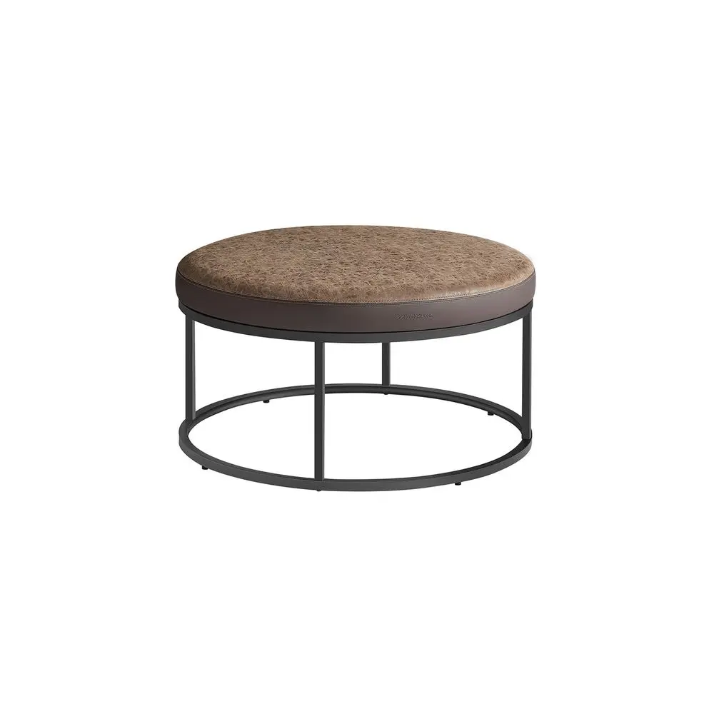 SONGMICS LUIZ Collection - Ottoman Footstool with Reversible Top, Foot Rest Stool, Upholstered Stool