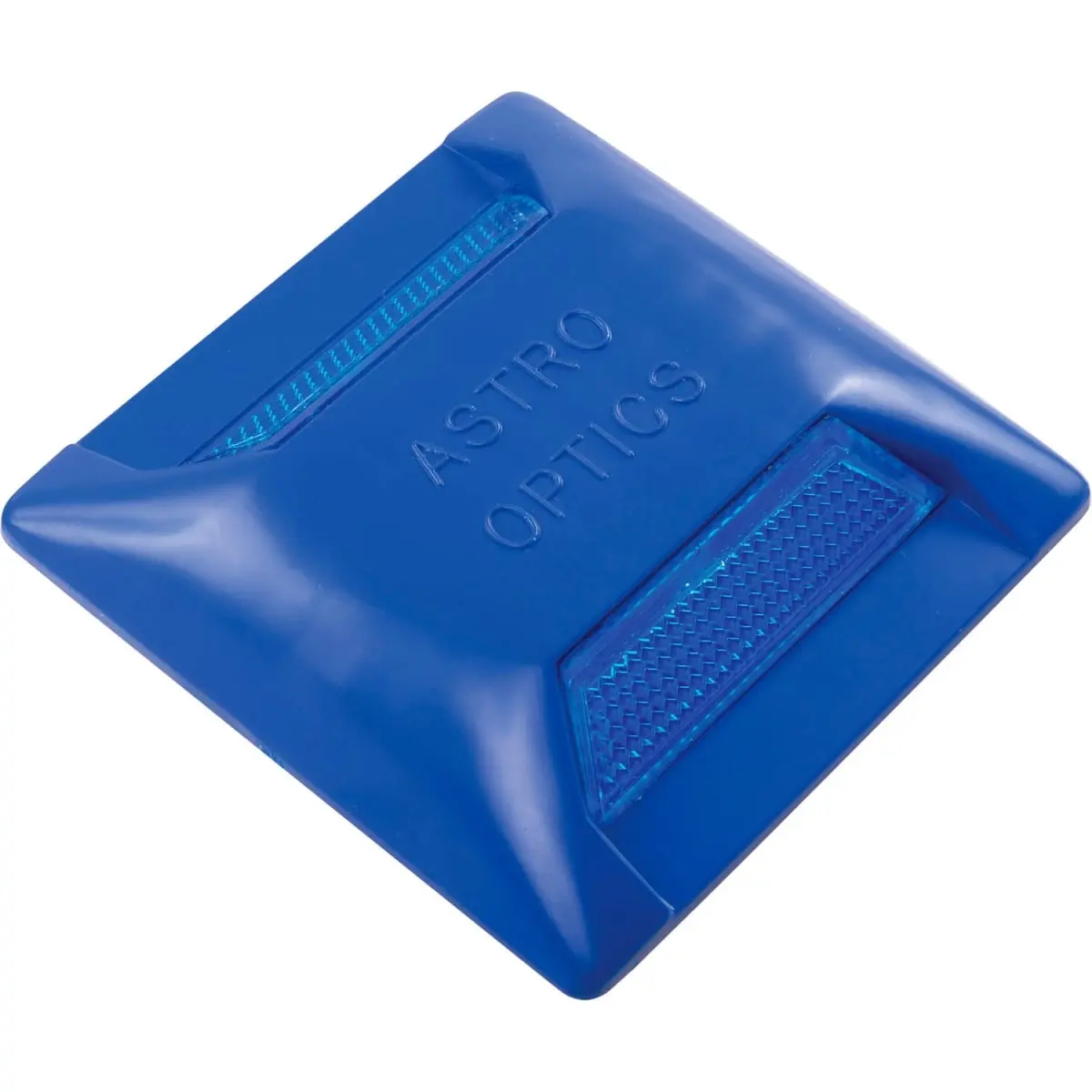 Reflective Plastic Tapco Temporary Pavement Marker, B1504129 102238 - 4x4 in, Blue, Double Lens, for Construction Zones, Enhanced Visibility