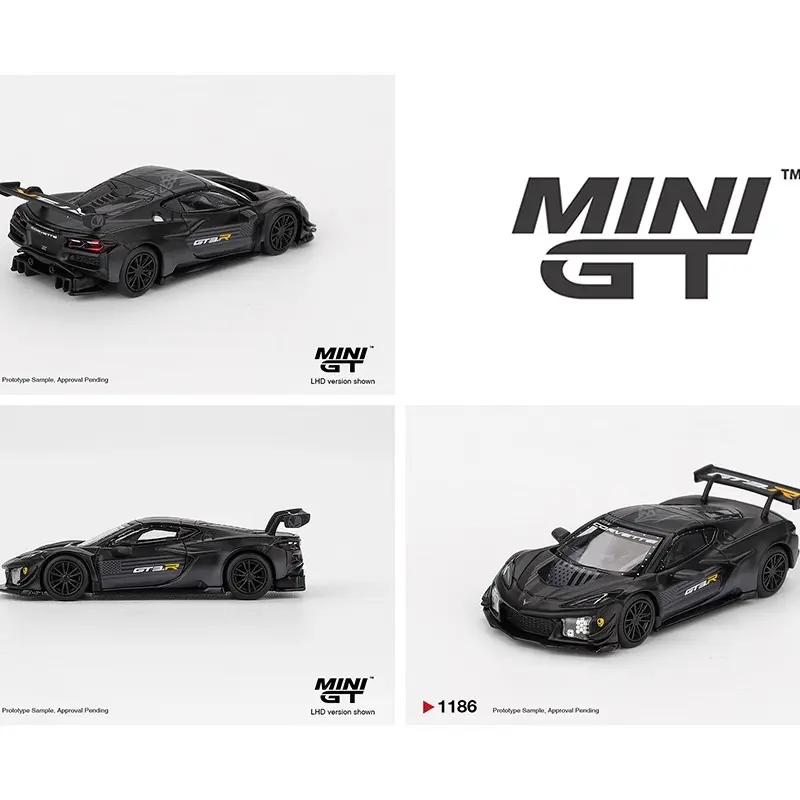 Mini GT 1:64 Chevrolet Corvette Z06 GT3.R Road America Test car – Black
