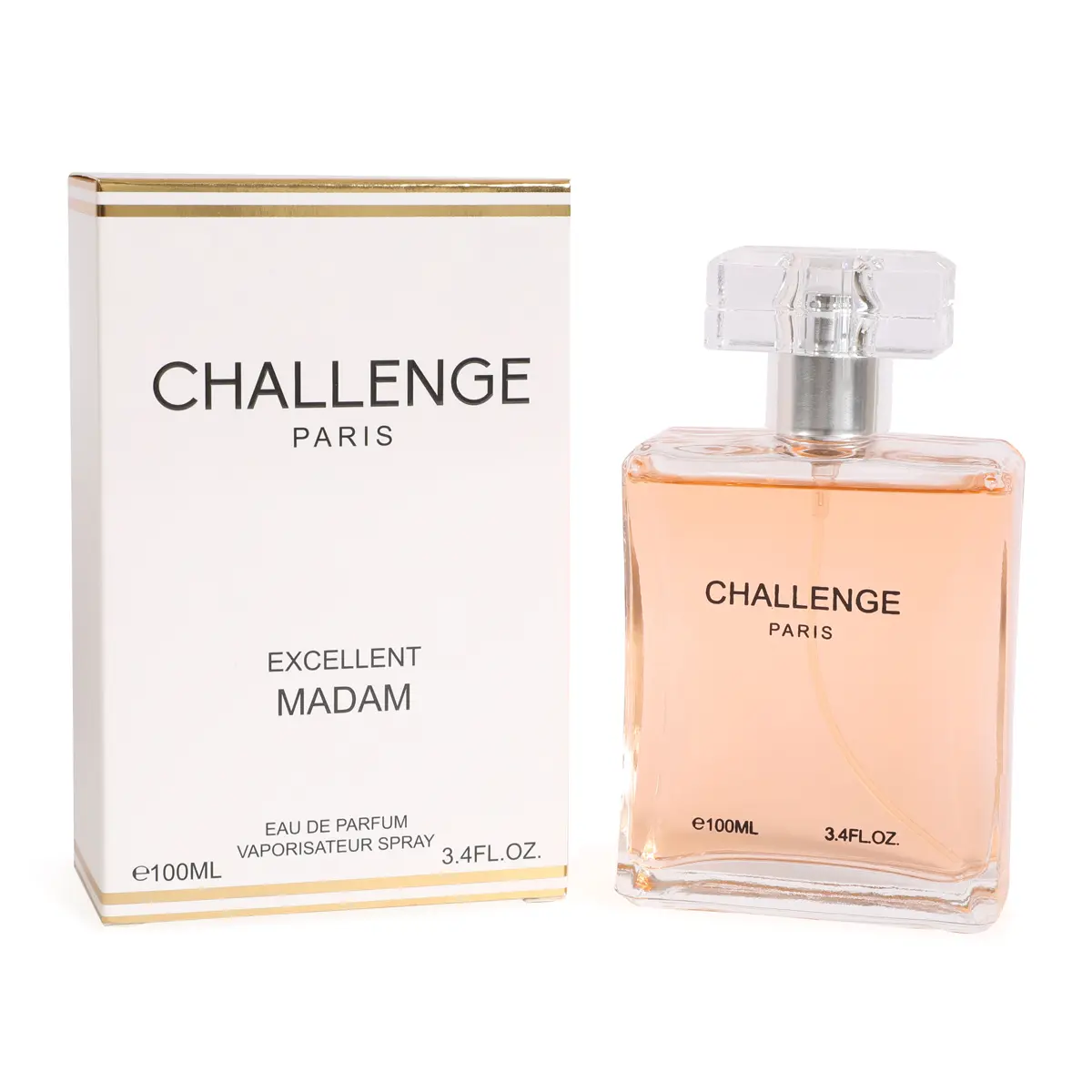 Challenge Paris Eau De Parfum 100ml/3.4fl.oz. Spray Perfume for Women - Women's Fragrance Challenge Paris Eau De Parfum 100ml/3.4fl.oz. Spray Perfume for Women - Women's Fragrance