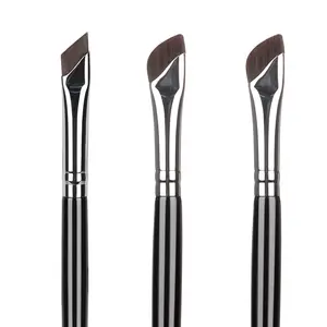 Etercycle Professional Eyeliner Brush Set - Fine Angled Brushes for Eyeliner, Eyebrows, and Concealer, Upgraded Ultra Thin Slanted Design, 3-Piece Beauty Cosmetic Tool Set Etercycle