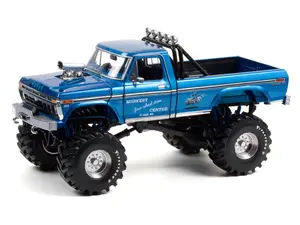 1974 Ford F-250 Monster Truck - Midwest 4-Wheel Drive (Kings of Crunch) Diecast 1:18 Scale Model - Greenlight 13605