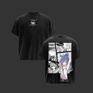 Roxy Migurdia | Mushoku Tensei Washed Tee Streetwear Tee Hoodie “Blue Mage — A Wanderer Who Teaches Destiny” — For Anime Fans, For Drops That Radiate Mystic Energy