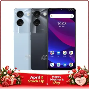 【C67】MIRO Unlocked Smartphone - 6.75" HD+ 90Hz Display, MediaTek Helio G36 8-Core, 4900mAh Battery, 8GB RAM, 64GB Storage, Dual Rear Cameras, Black/Blue