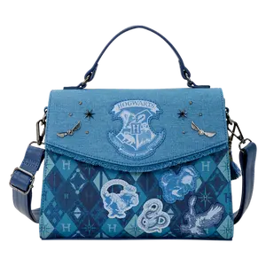 Harry Potter Hogwarts Denim Crossbody Bag