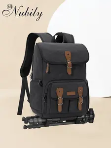 Camera Bag Backpack for Dslr/slr Mirrorless, 15.6 Inch Laptop, Anti-Theft Photography Bag, Tripod Holder, Rain Cover, Ideal for Photographers