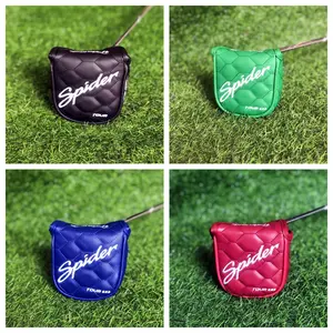 Golf club cover TLMspider head cover, club head protective cap, large semi-circle putter cover, golf-specific