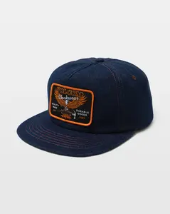 Volcom Hammered Dust Bowl Indigo Work Hat Snapback Hat
