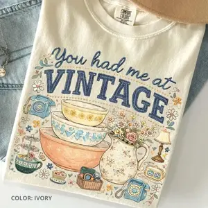 Comfort Colors You Had Me At Vintage T Shirt, Vintage Shirt, Thrift Tee, Vintage Thrifting Shirt, Thrift Lover Tee, Full Size.