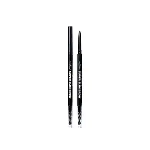 Ruby Kisses Go Brow Super Slim Brow Pencil RP High Precision Tip Waterproof Long Lasting Formula for Natural Looking Brows
