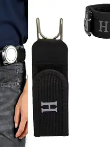 Versatile Invisible Magic Tape Belt, Elastic Adjustable Iron Hook Waist Buckle, Convenient Non-Pressing Waistband, Easy-To-Use Lazy Waist Strap