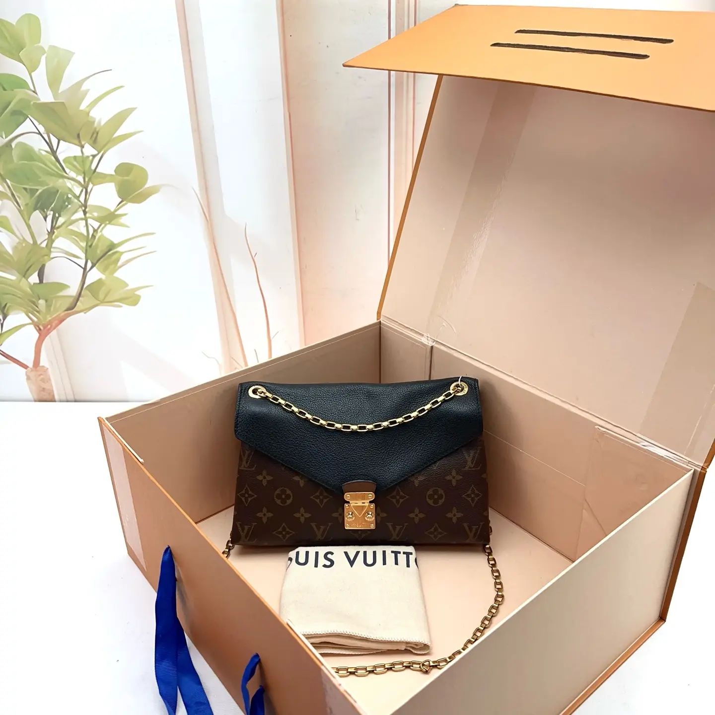 Pre-owned Louis Vuitton Black Monogram Eclipse Canvas Steamer Messenger Bag 0730raye 23182550