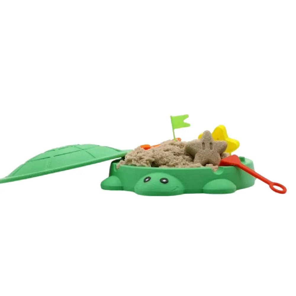 Turtle Sandbox 3D Print Zen Garden with Mini Tools,  and Moon Sand, Ideal for Creative Play and Exploration, Perfect for desk decor Swimming Ball Pit Swimming Pool