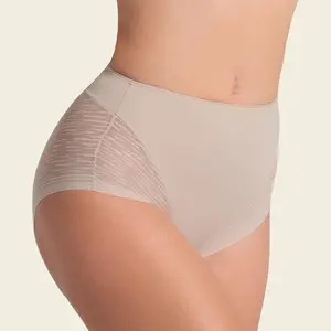 Leonisa Sheer Undetectable High-Waisted Sheer Lace Shaper Panty -  Womenswear Compression