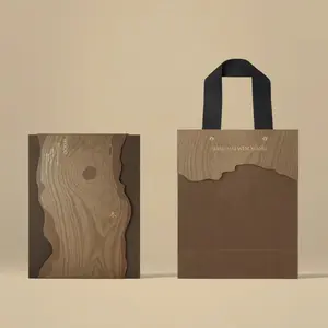 Customized high quality paper bag gift box a complete set of packaging products